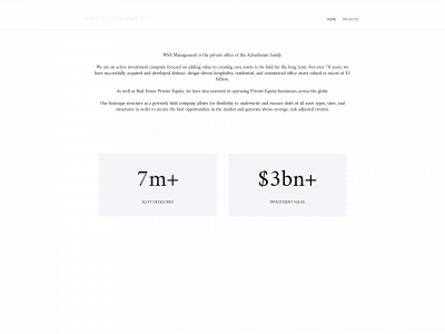 wsamanagement.com snapshot