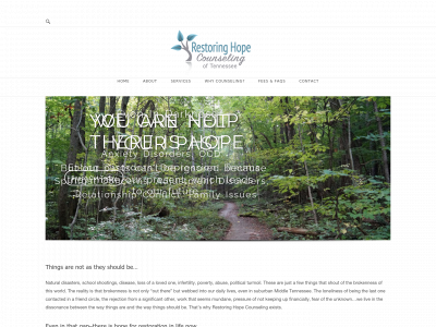 restoringhopecounselingtn.com snapshot