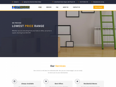 www.citymovers.com.ng snapshot