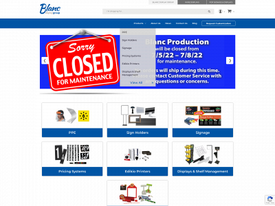 blancind.com snapshot