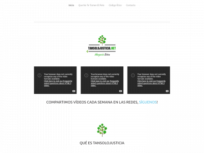 tansolojusticia.net snapshot