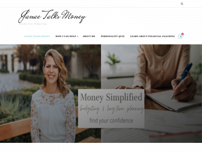 janaetalksmoney.com snapshot
