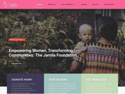 jamilafoundation.org snapshot