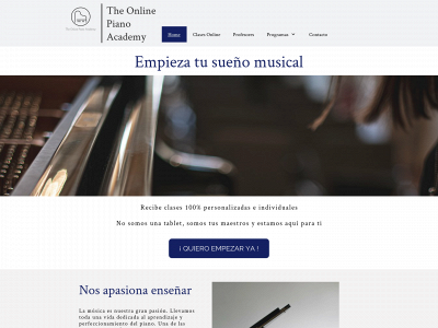 theonlinepianoacademy.com snapshot