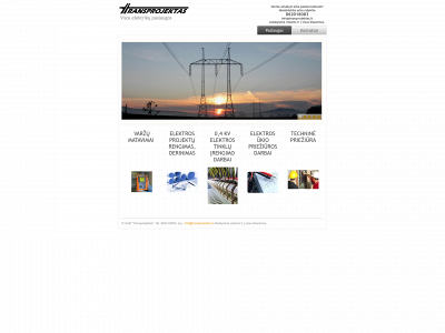 transprojektas.lt snapshot