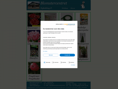 blomstercentret.dk snapshot