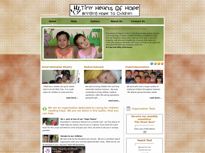tinyheartsofhope.org snapshot