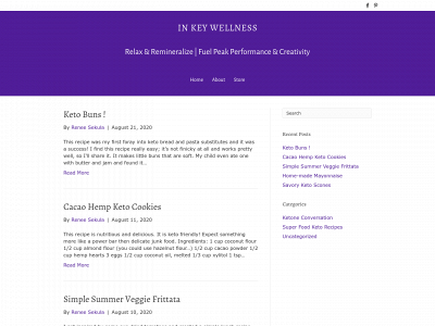inkeywellness.com snapshot