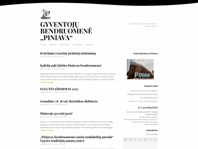 piniavosbendruomene.lt snapshot