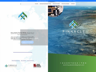 pinnacleminingdrc.com snapshot