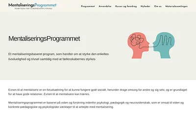 mentaliseringsprogrammet.dk snapshot