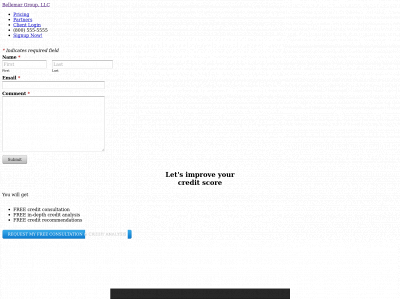 creditbellemar.com snapshot