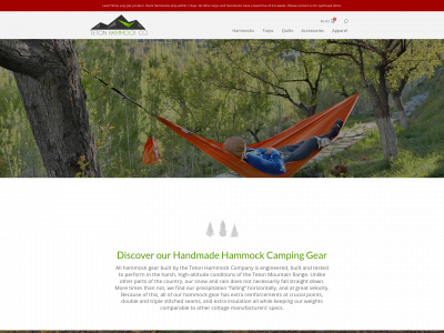 tetonhammocks.com snapshot