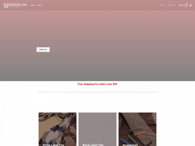 masonties.com snapshot
