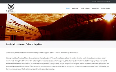 lesliemhattemerfoundation.org snapshot