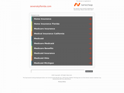 sevenskyflorida.com snapshot