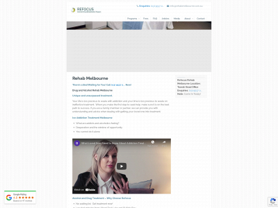 rehabmelbourne.com.au snapshot