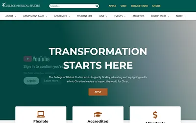 cbshouston.edu snapshot