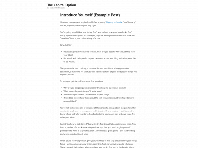 thecapitaloption.com snapshot