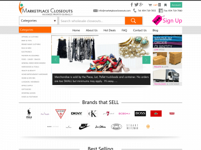 marketplacecloseouts.com snapshot