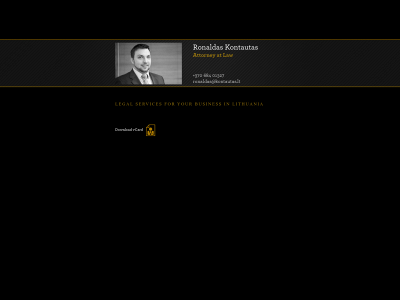 kontautas.lt snapshot
