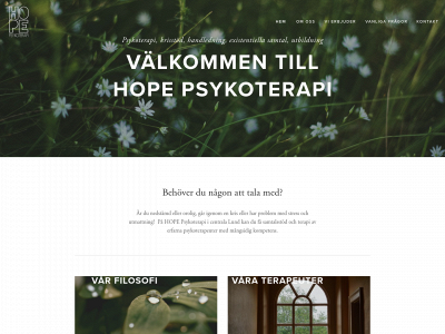 hopepsykoterapi.se snapshot