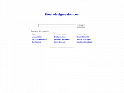 shear-design-salon.com snapshot