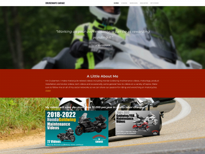 www.cruisemansgarage.com snapshot