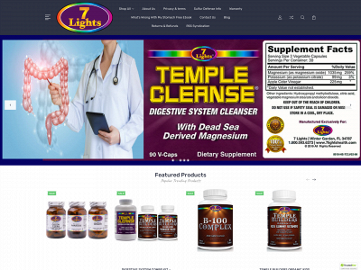 7lightshealth.com snapshot