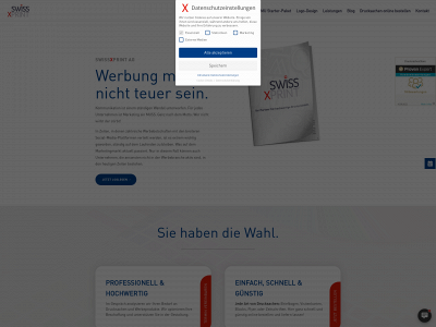 swissxprint.ch snapshot