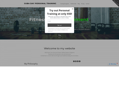 www.subadayfitness.com snapshot