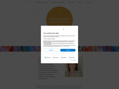 therebalancedgroup.co.uk snapshot
