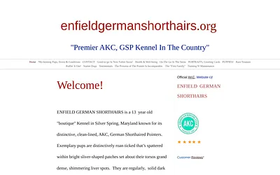 enfieldgermanshorthairs.org snapshot