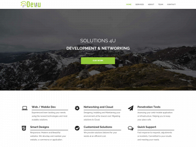 dev4u.co.nz snapshot