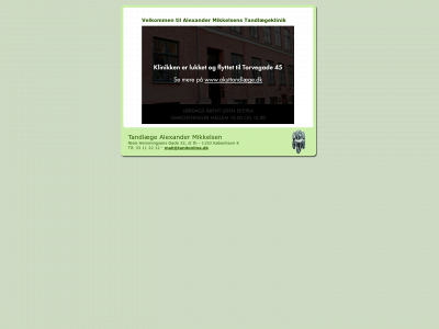 tandonline.dk snapshot