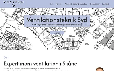 ventechsyd.se snapshot