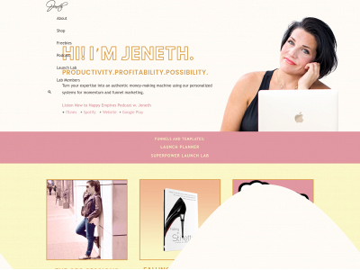 jeneth.com snapshot