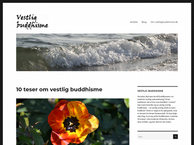 www.vestligbuddhisme.dk snapshot