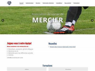soccermercier.com snapshot