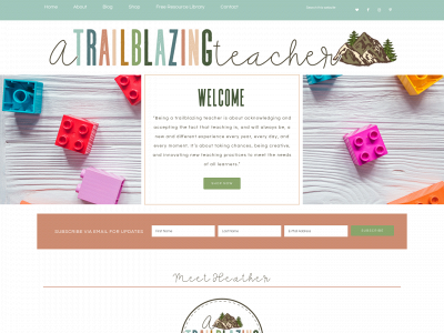 atrailblazingteacher.com snapshot