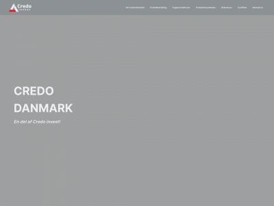 credo-denmark.dk snapshot