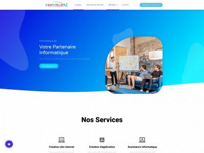informatiqueaz.be snapshot