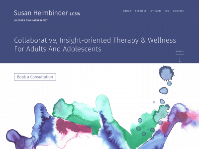 susanheimbinder.com snapshot