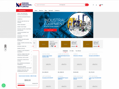 morvenindustrial.com snapshot