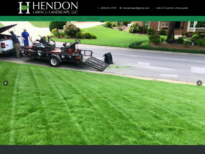 hendonlawn.com snapshot