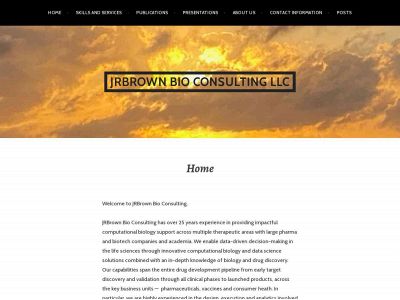 jrbrownbio.com snapshot
