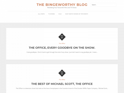 thebingeworthyblog.com snapshot