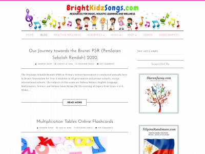 brightkidzsongs.com snapshot