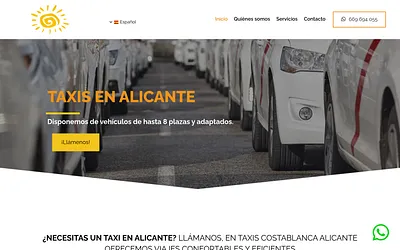 taxicostablancaalicante.com snapshot