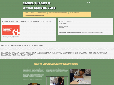 jasieltutors.co.uk snapshot